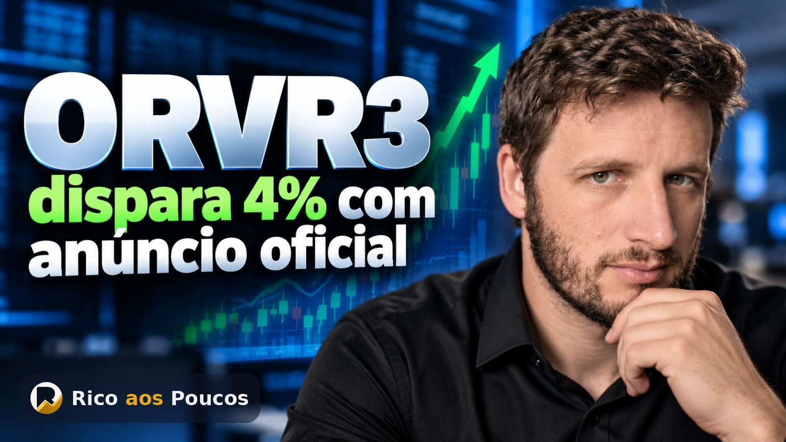 Por que a ação ORVR3 subiu 4,7% sem fato novo divulgado