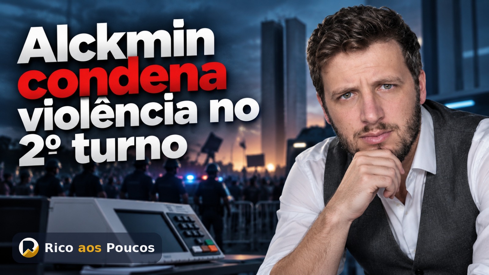 Alckmin lamenta violência política no 2º turno