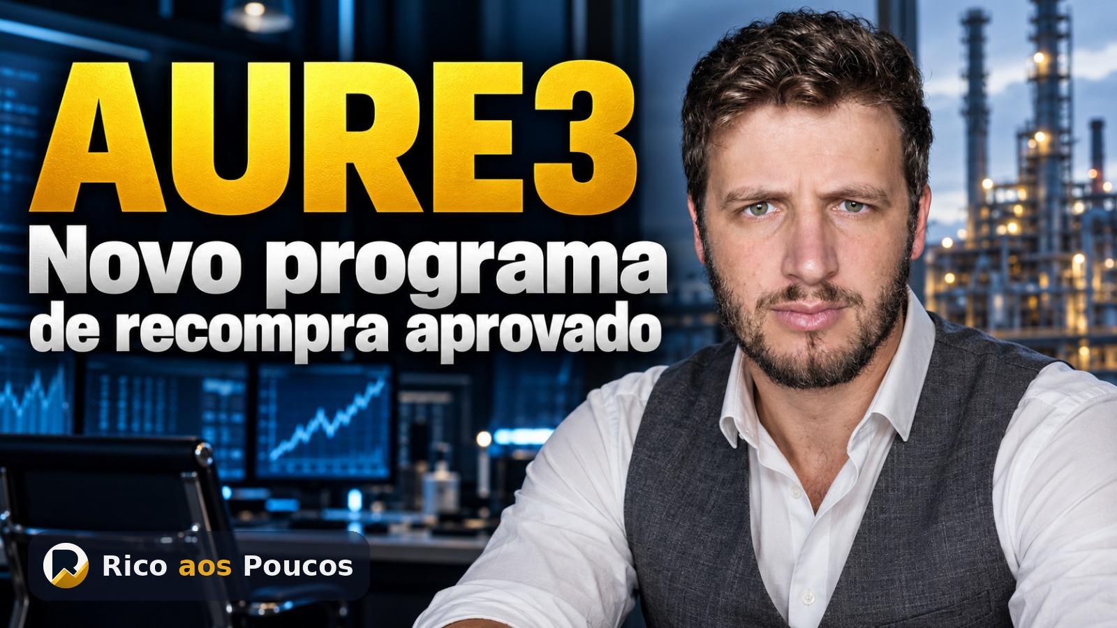 Auren aprova recompra de até 1,95 milhão de ações AURE3