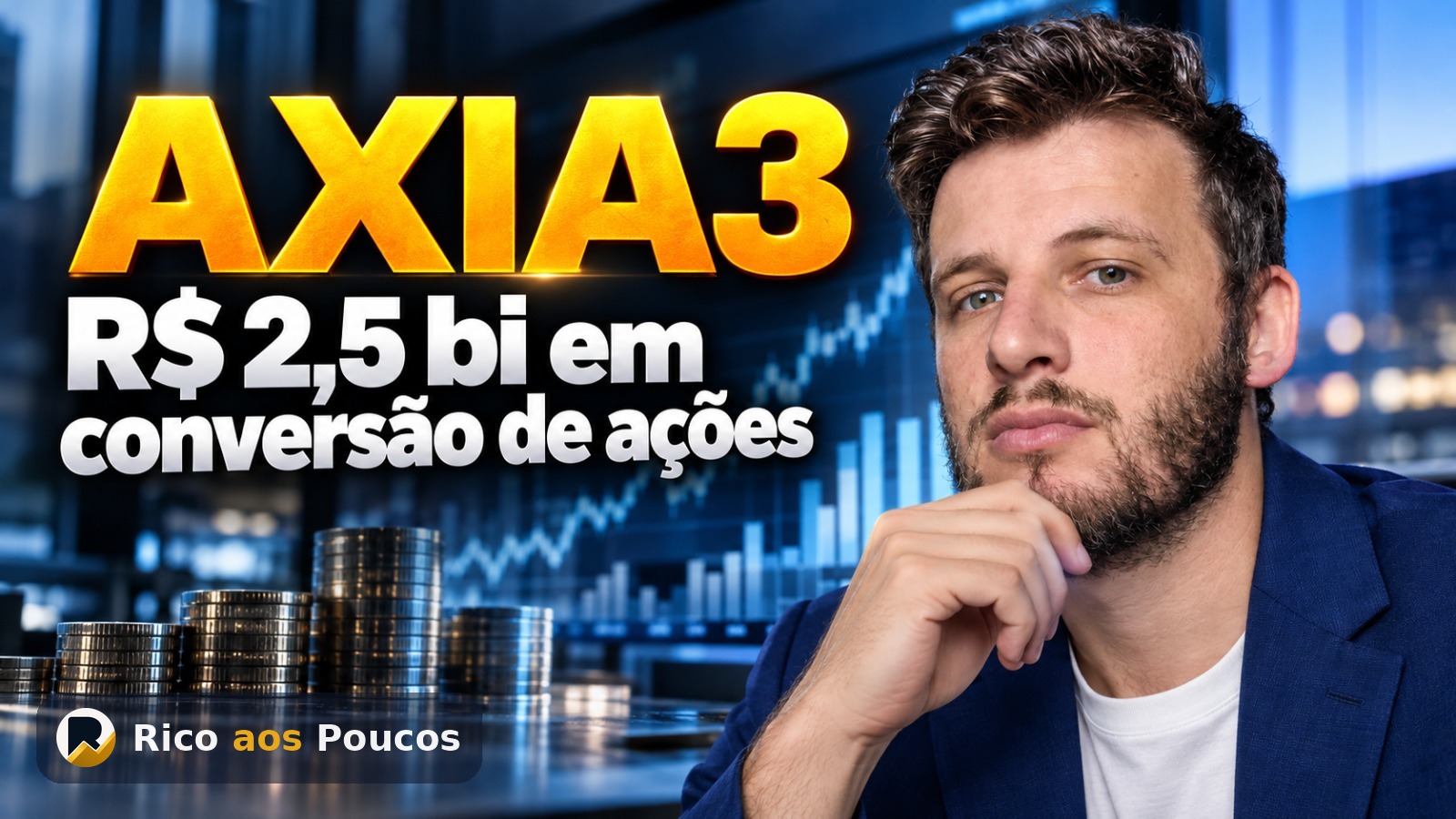 Axia Energia divulga resultado de conversão e resgate de ações da AXIA3