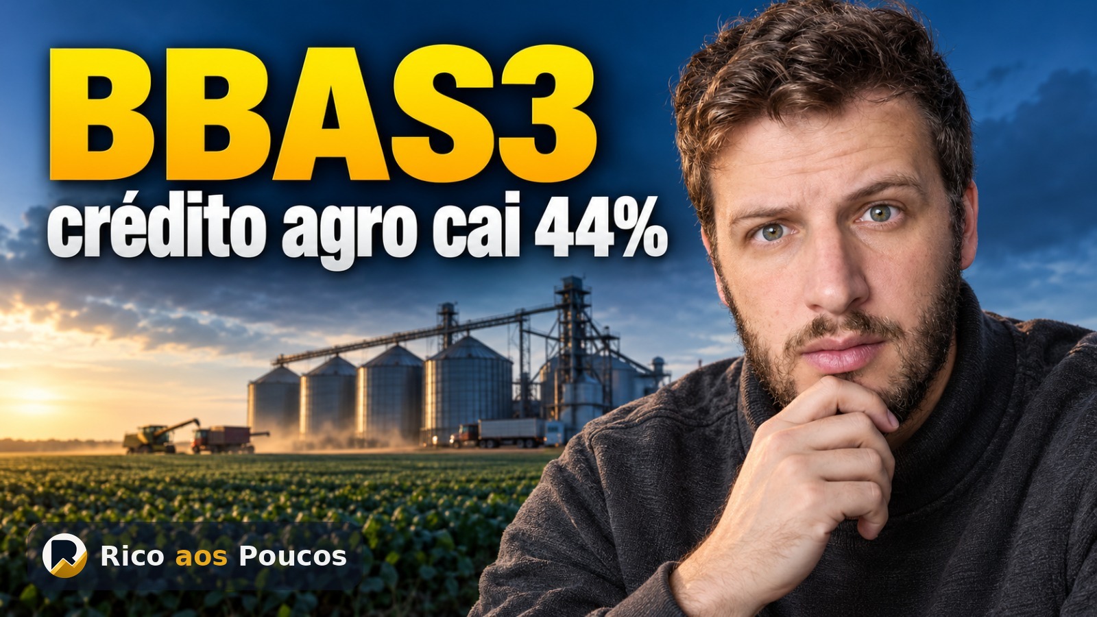 BBSA3 cotação e notícias: Banco do Brasil reduz crédito agro em 44% na safra 2026/27