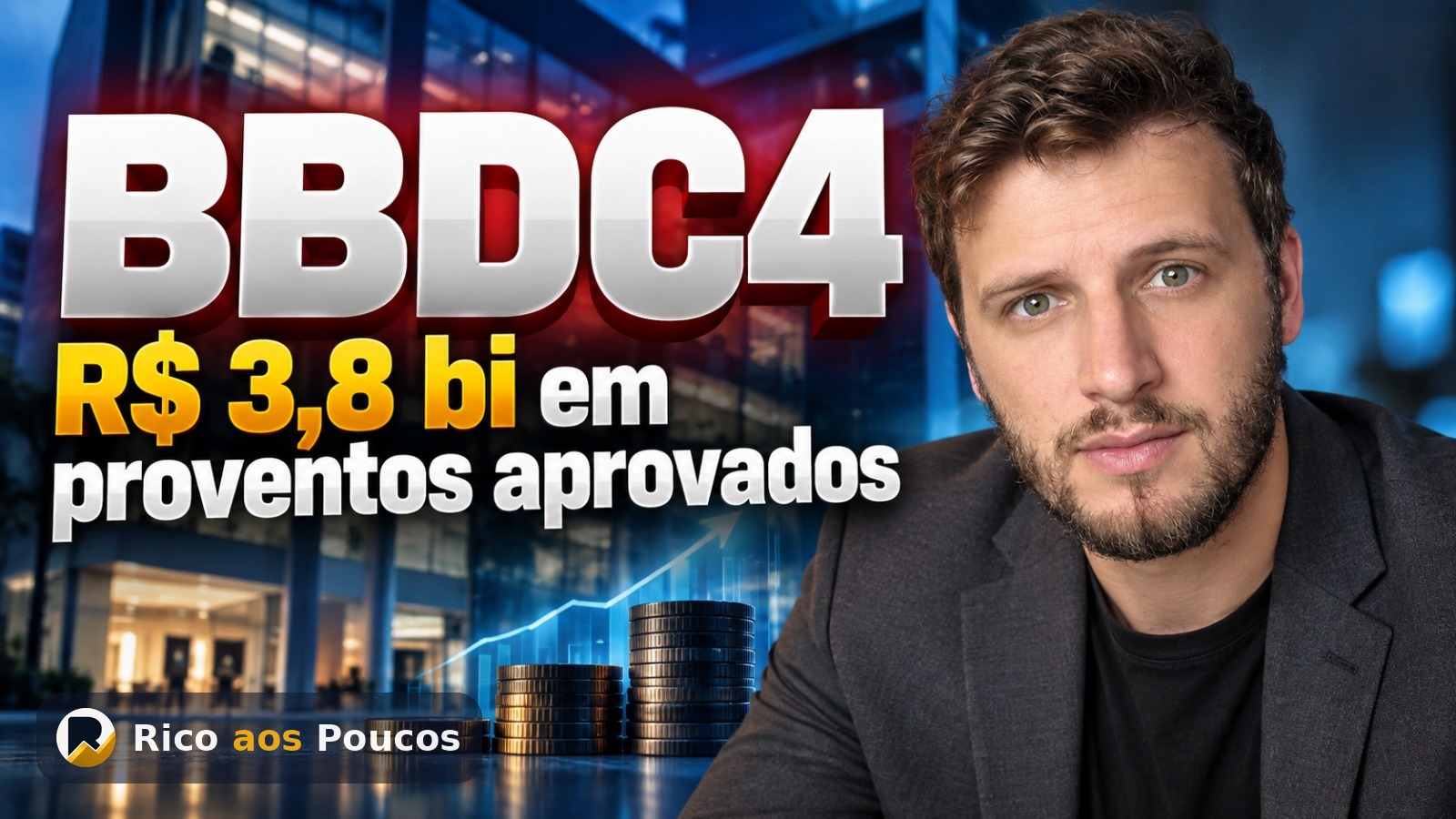 Bradesco (BBDC4) aprova proventos de R$ 3,8 bilhões — veja quem tem direito e quando recebe