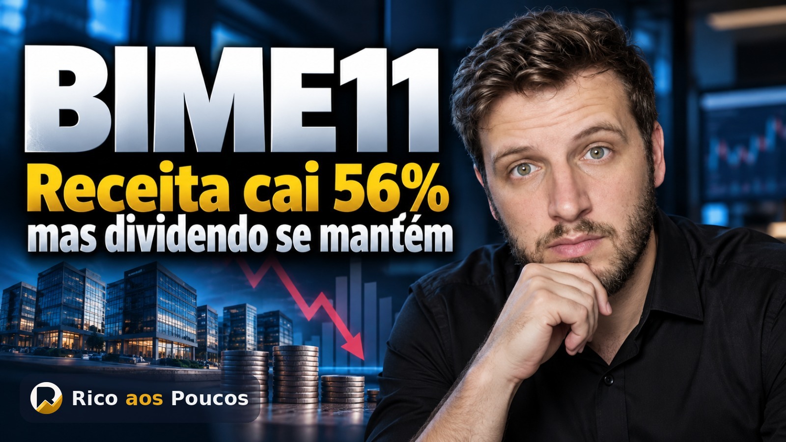 BIME11 mantém dividendos em R$ 0,06 usando reservas, mas receita desaba 56%
