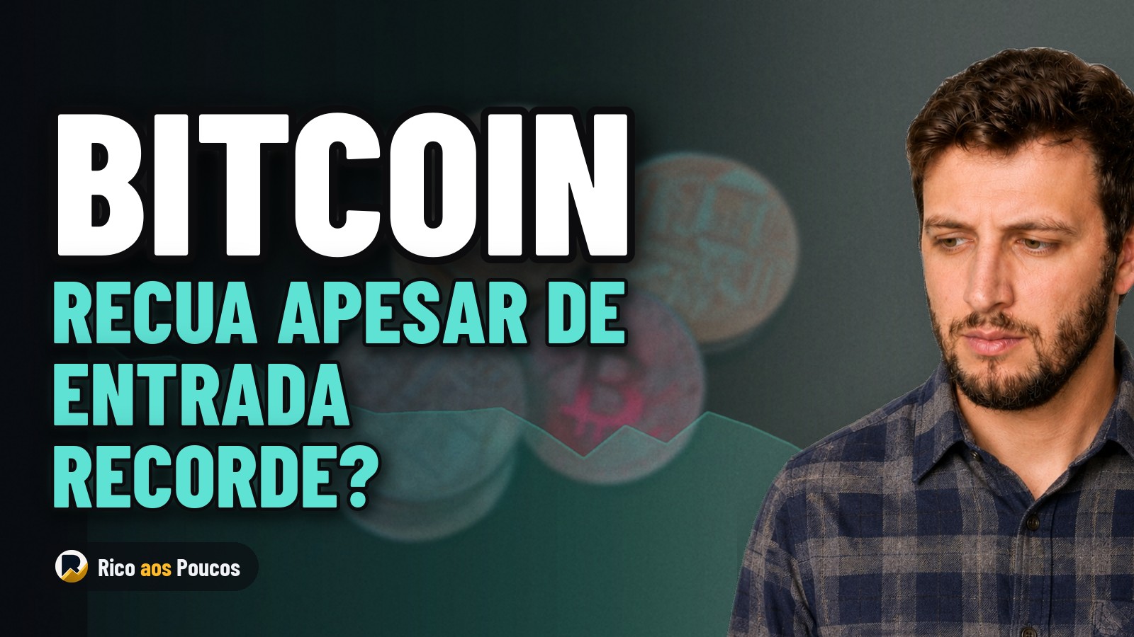 Por que o Bitcoin caiu mesmo com entrada recorde de US$ 2,4 bilhões em ETFs na semana?