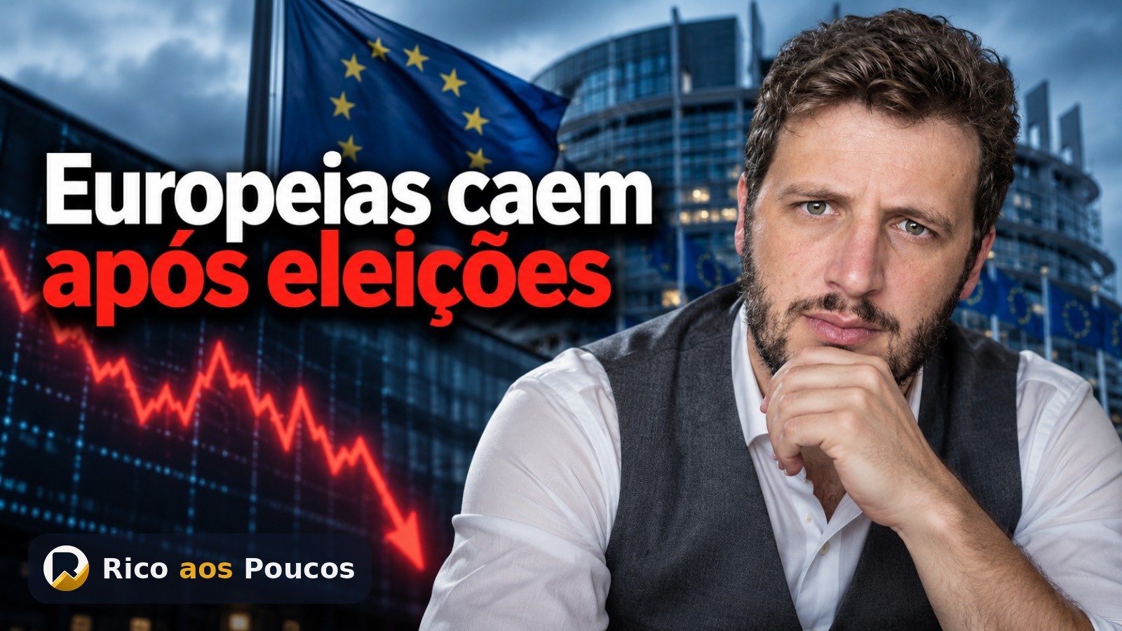 Ações europeias expostas ao Brasil caem após eleições em 2026