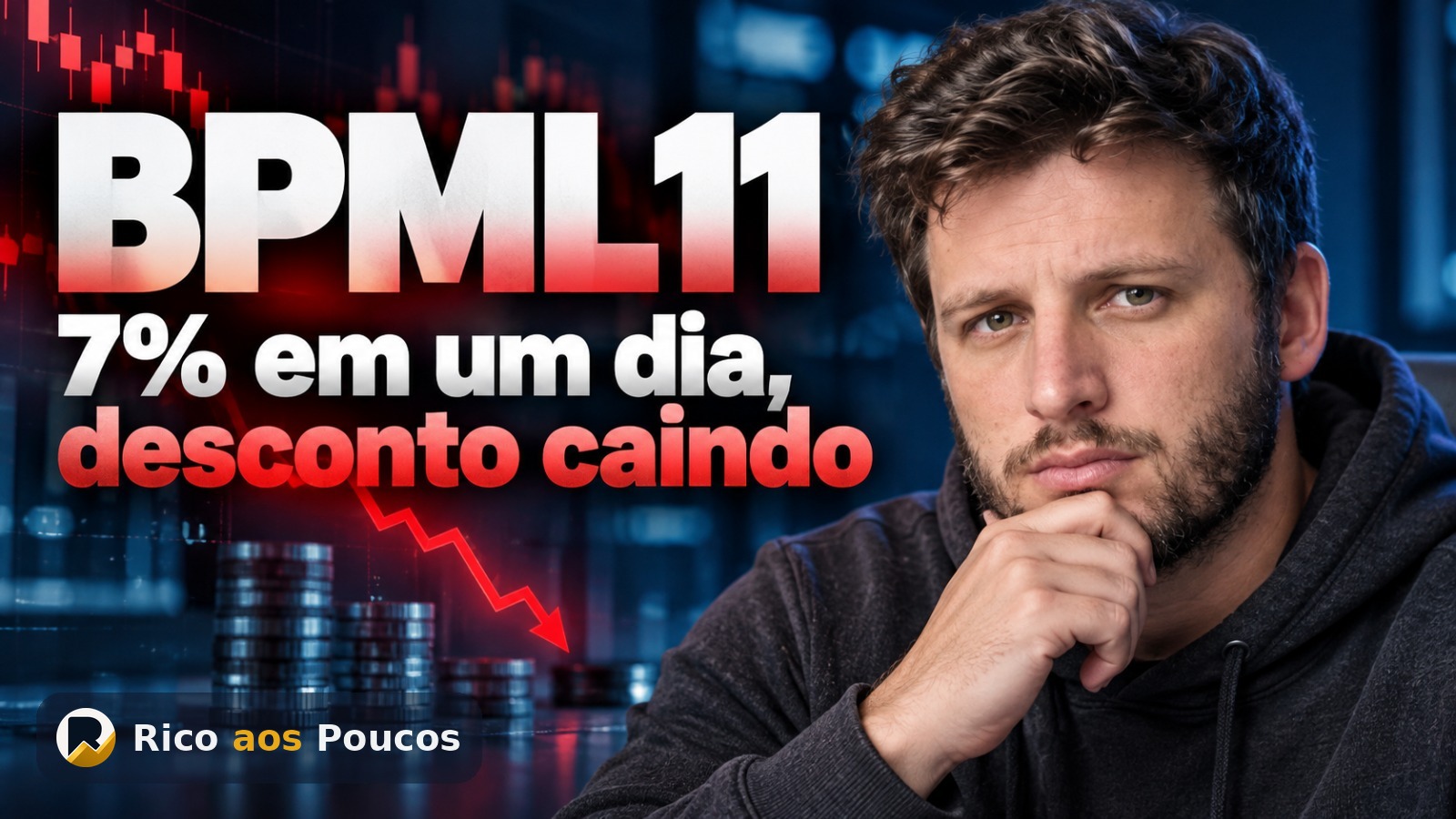Por que o BPML11 subiu 7% hoje — o fundo que vale R$ 119 por cota sendo negociado a R$ 86
