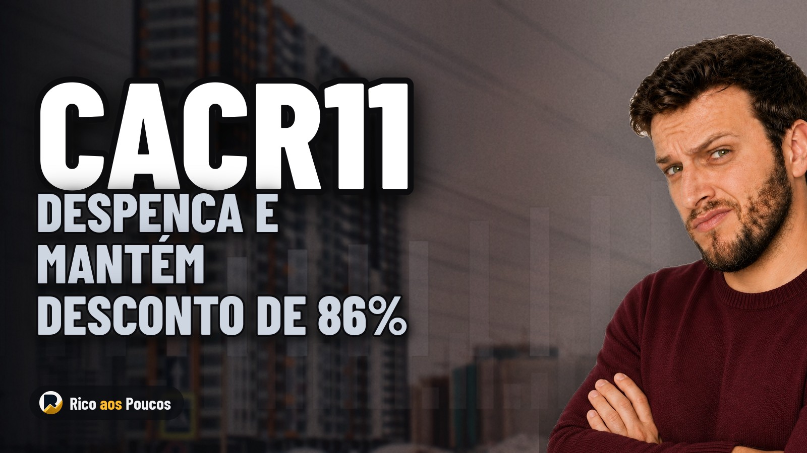 CACR11: informe de agosto mostra patrimônio em R$ 447,8 mi e cotação a R$ 15,42