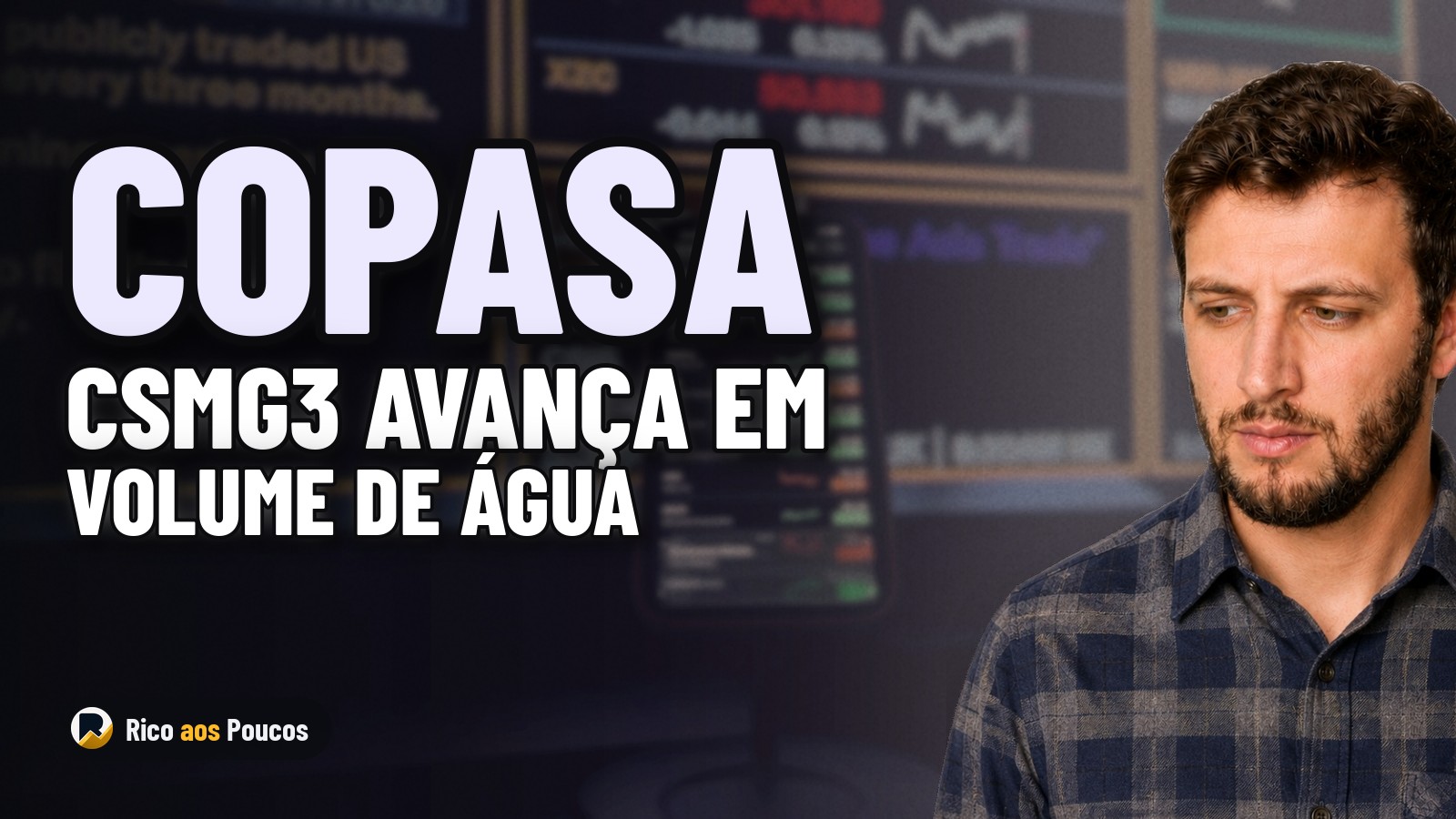 CSMG3: Copasa divulga release operacional com avanço no volume de água e esgoto no 3T26