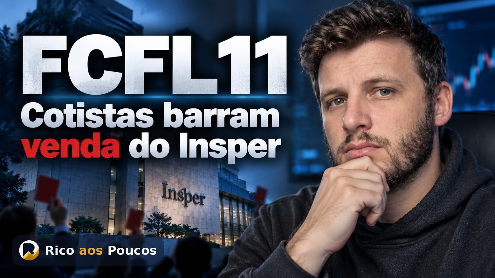 O que aconteceu com o FCFL11: cotistas se rebelam para barrar venda do prédio do Insper