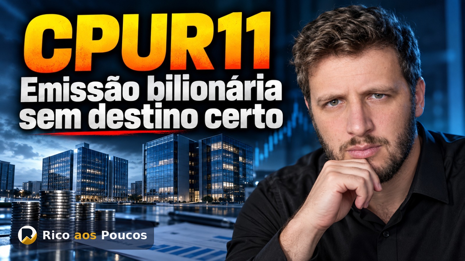 CPUR11 anuncia 13ª emissão de até R$ 300 milhões