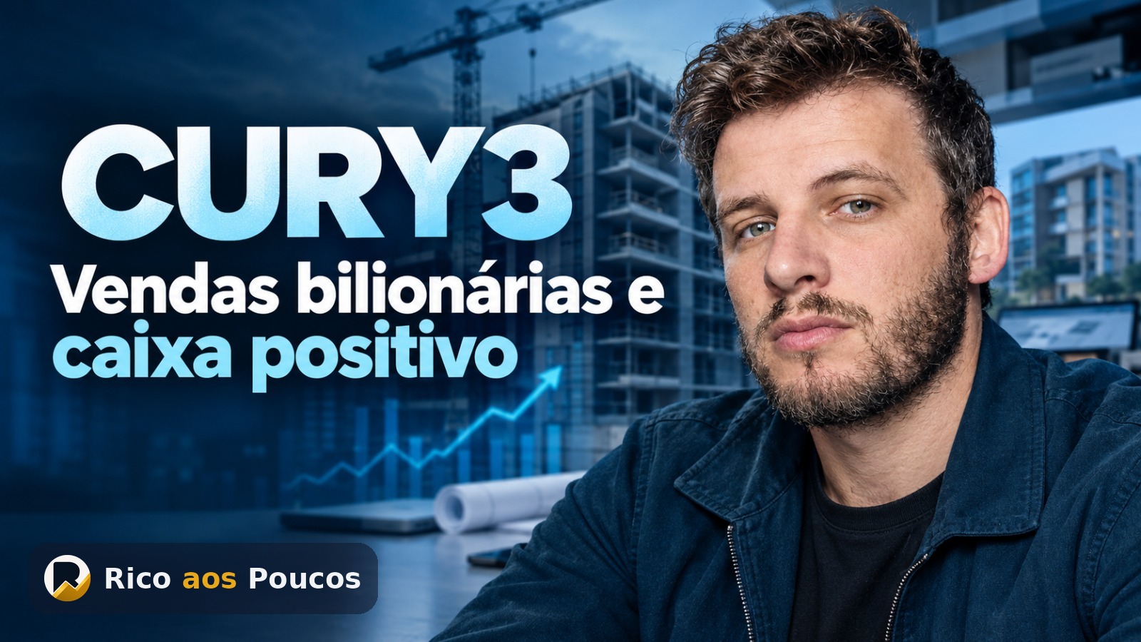 CURY3 subiu 8,29% após prévia do 3T26