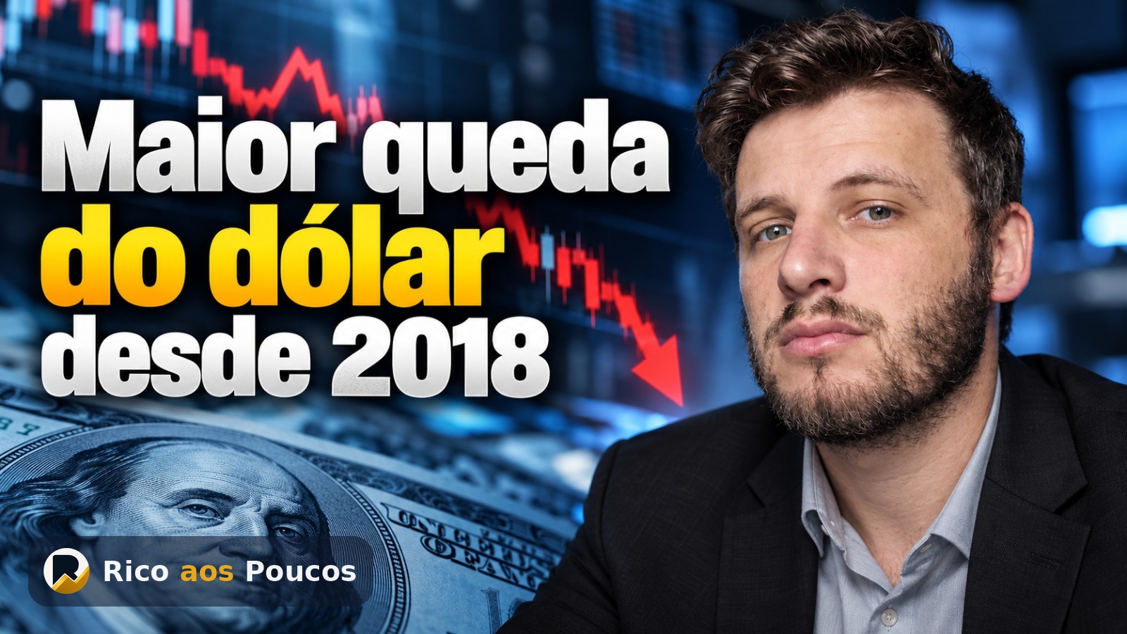 Dólar cai 4,1% na maior baixa diária desde 2018 com resultado do 1º turno