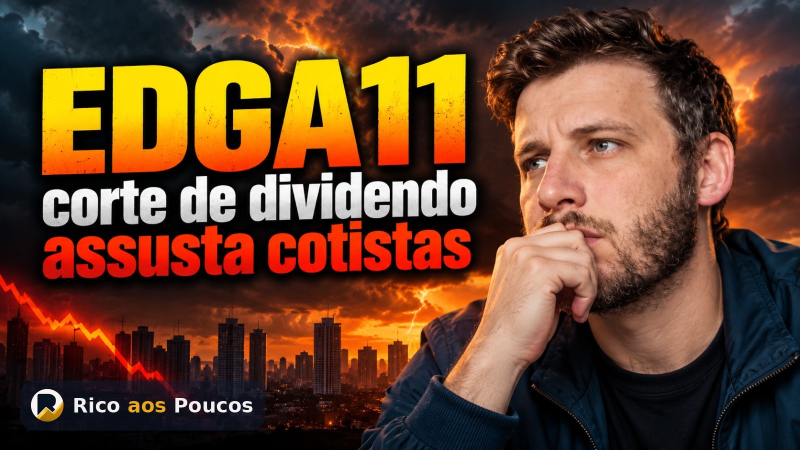 Por que o EDGA11 está caindo — dividendo recua 19% para R$ 0,07/cota