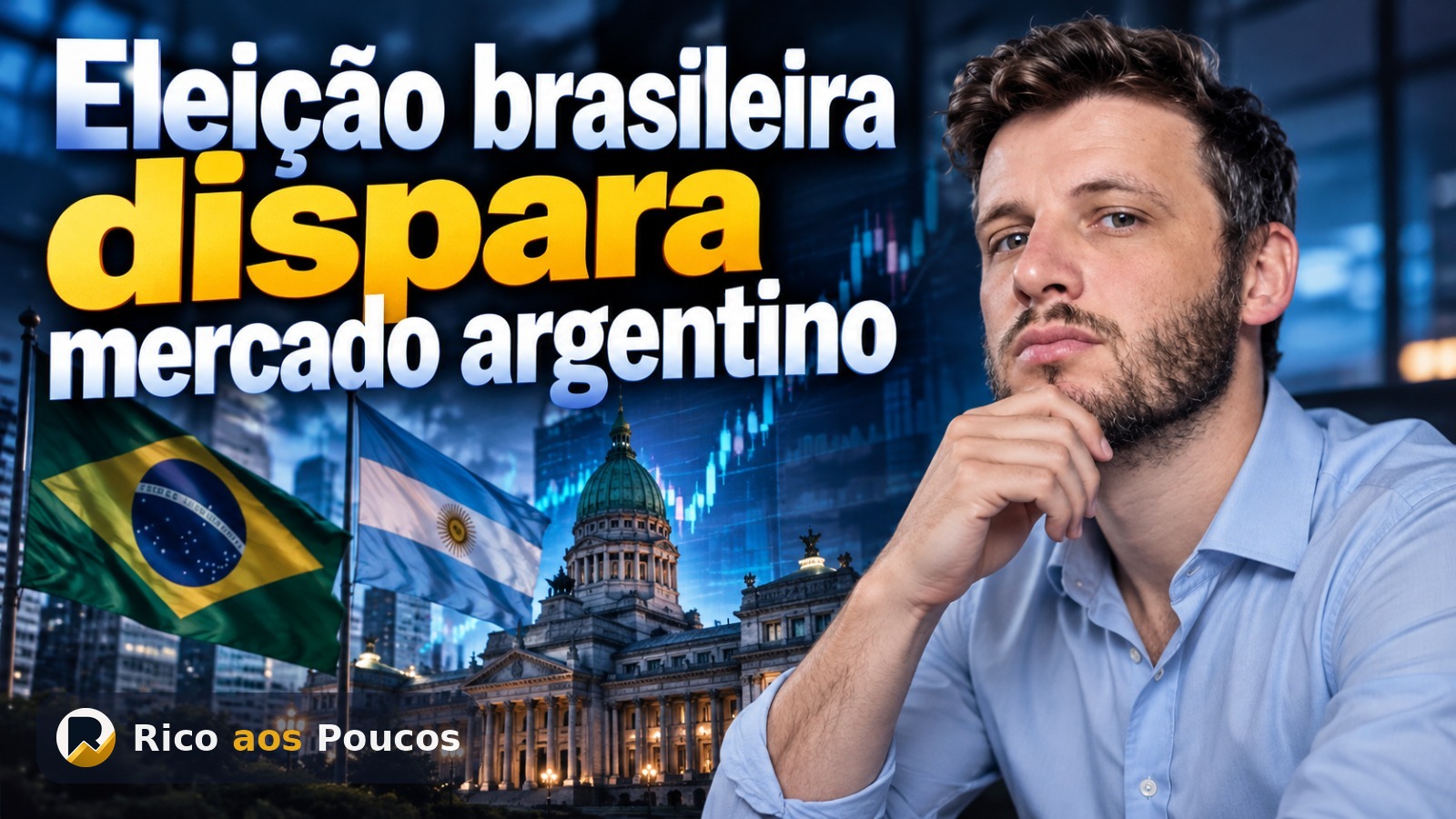 Mercado financeiro argentino sobe com eleição no Brasil