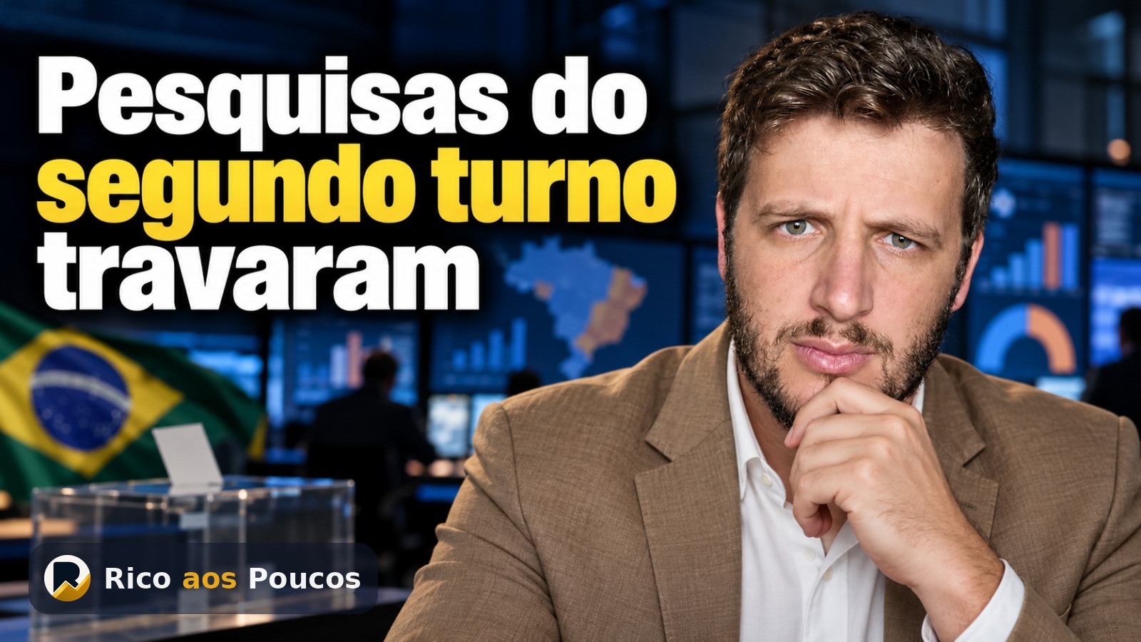 Eleições 2026 no 2º turno: por que as pesquisas travaram — e o que o mercado precifica agora