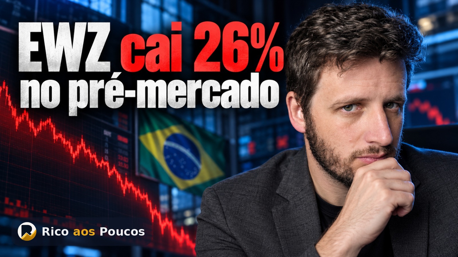 Por que o EWZ caiu 26% no pre-market após a eleição de Lula