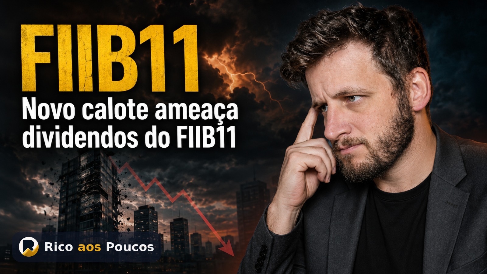FIIB11: dividendos sobem para R$ 2,70, mas novo calote e onda de rescisões acendem alerta