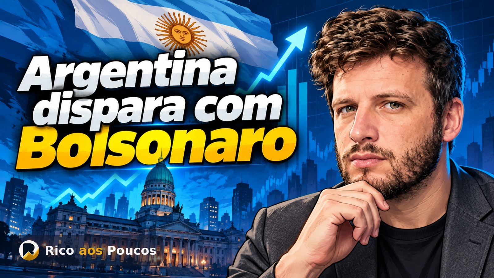 Efeito Brasil: como a vantagem de Flávio Bolsonaro na política fez a bolsa da Argentina disparar e o risco-país cair