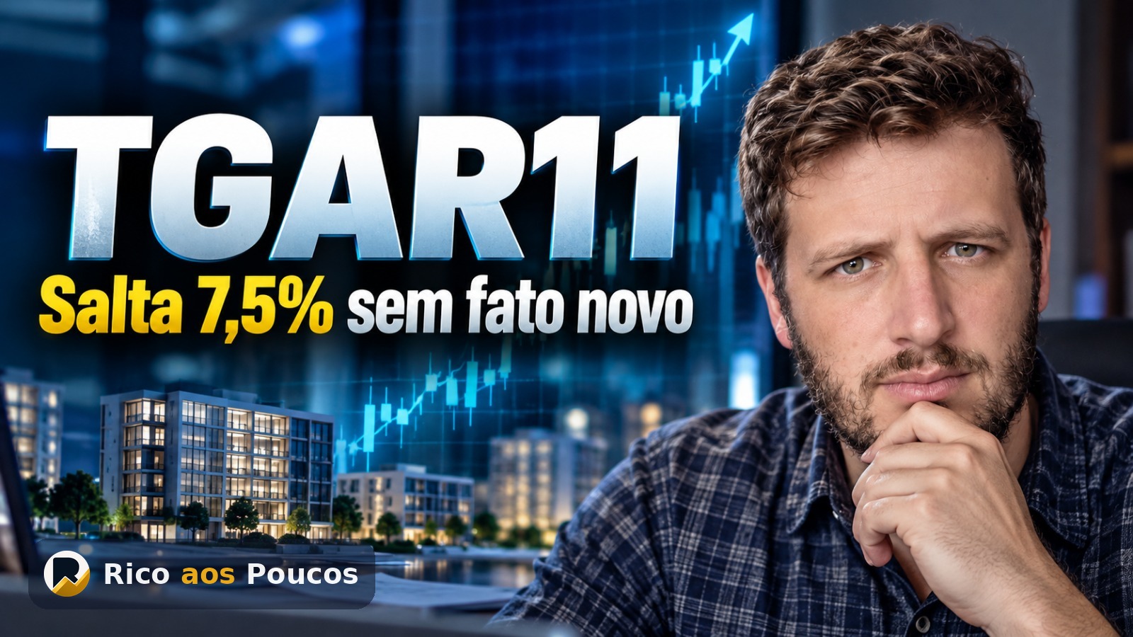 Por que o TGAR11 disparou 7,5% hoje — a alta atípica de 3,7 desvios que pegou o mercado sem fato novo