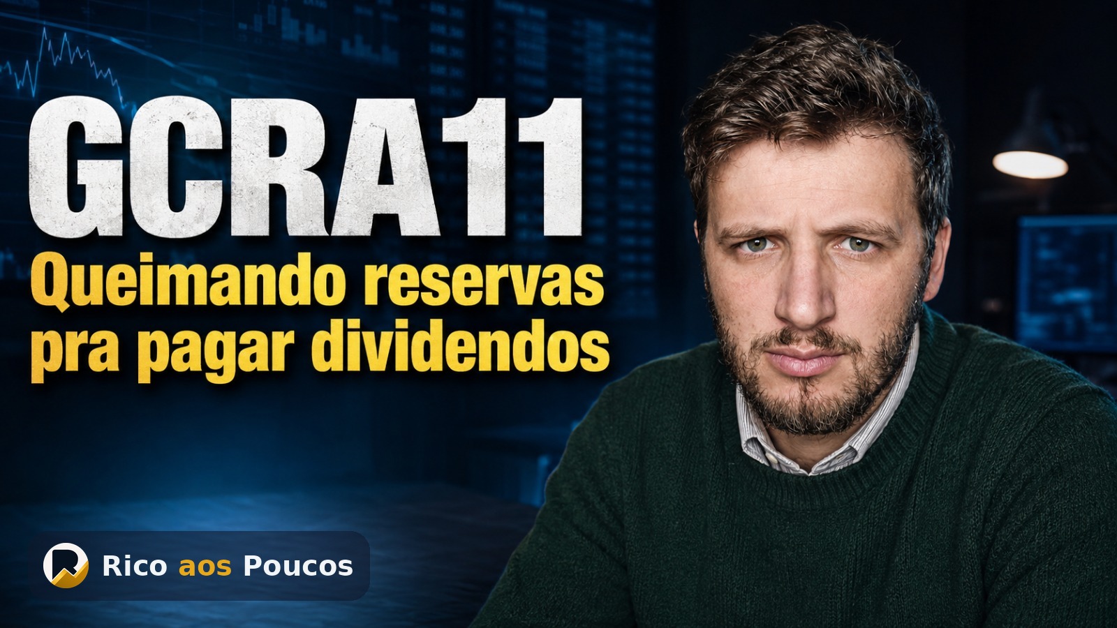 GCRA11 dividendos mantidos em R$ 0,68 queimam reserva após leilão de terras falhar