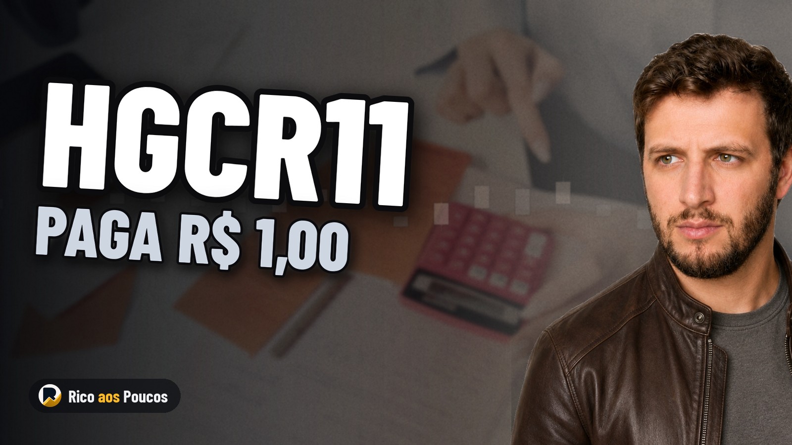 HGCR11: relatório gerencial confirma dividendo de R$ 1,00, mas resultado recorrente foi de R$ 0,82