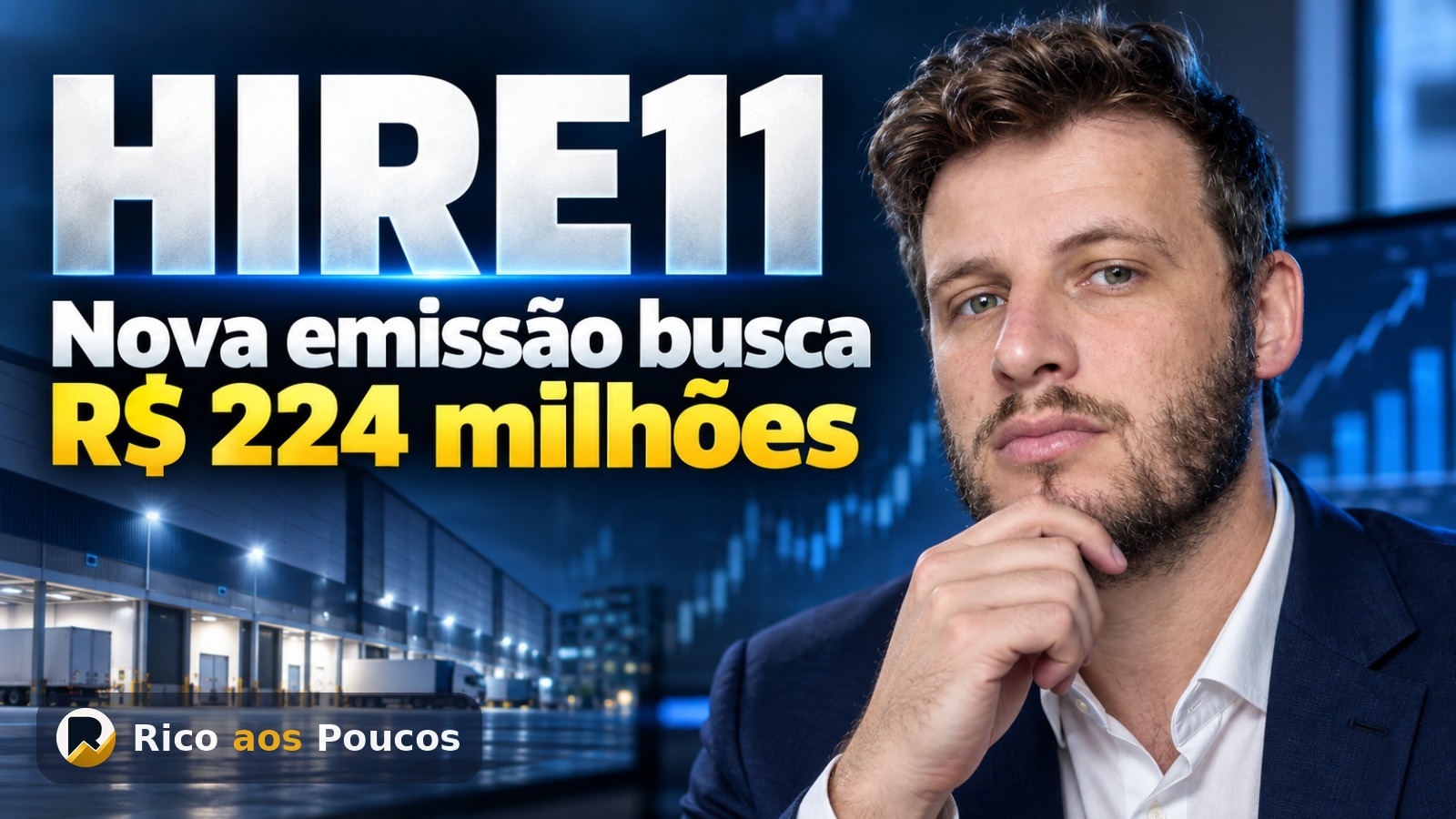 HIRE11 aprova nova emissão de cotas — fundo quer captar até R$ 224,7 milhões