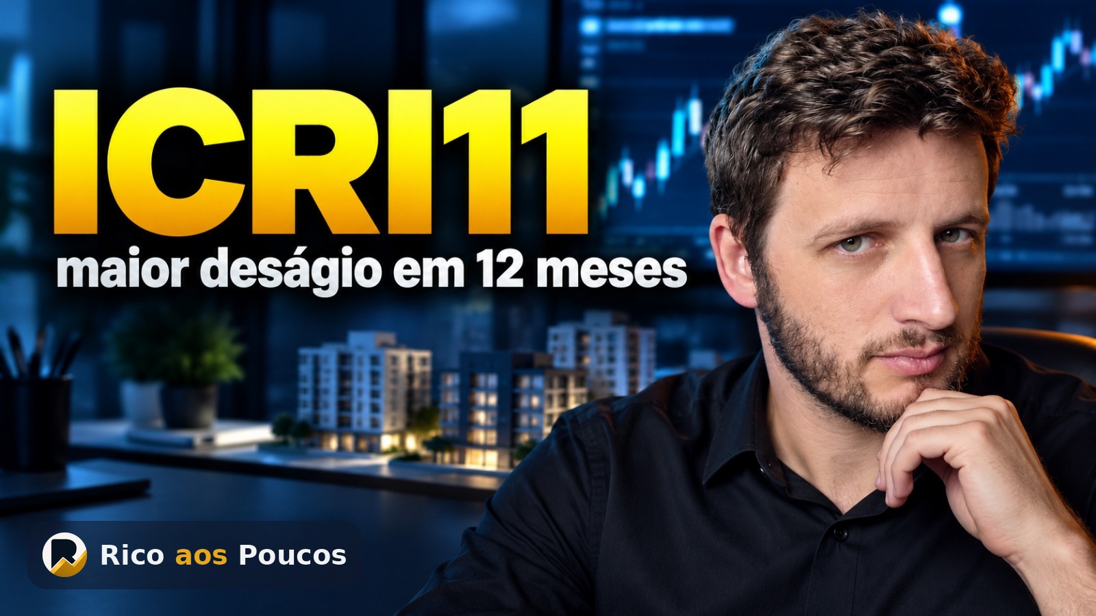 Por que o ICRI11 caiu para o maior deságio em 12 meses se o resultado subiu para R$ 1,09?