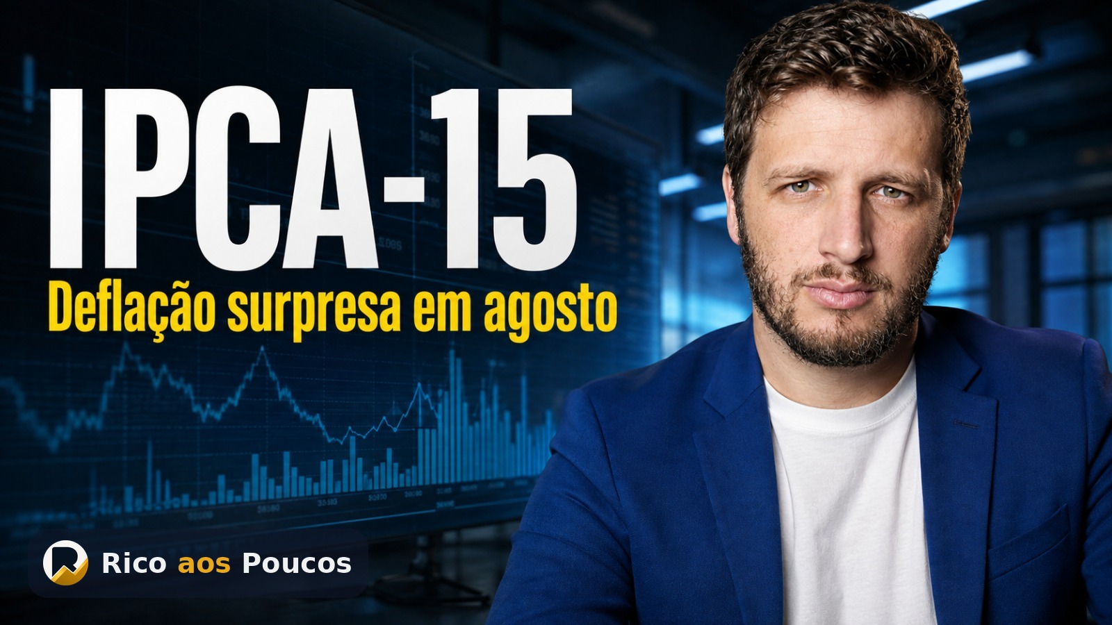 IBGE: IPCA-15 cai 0,40% em agosto e supera projeções do mercado