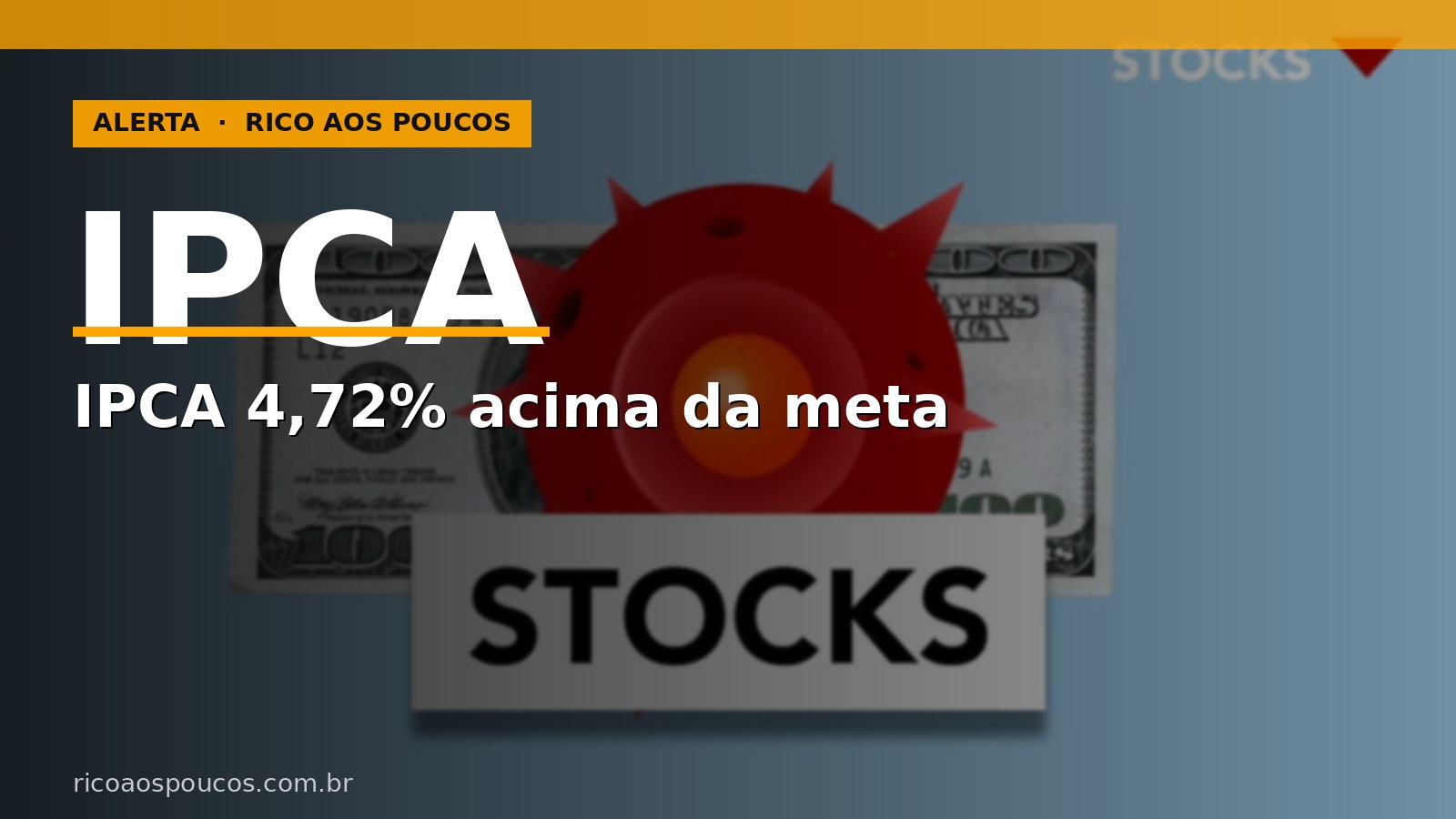 IPCA de maio sobe 0,58% e acumula 4,72% acima da meta