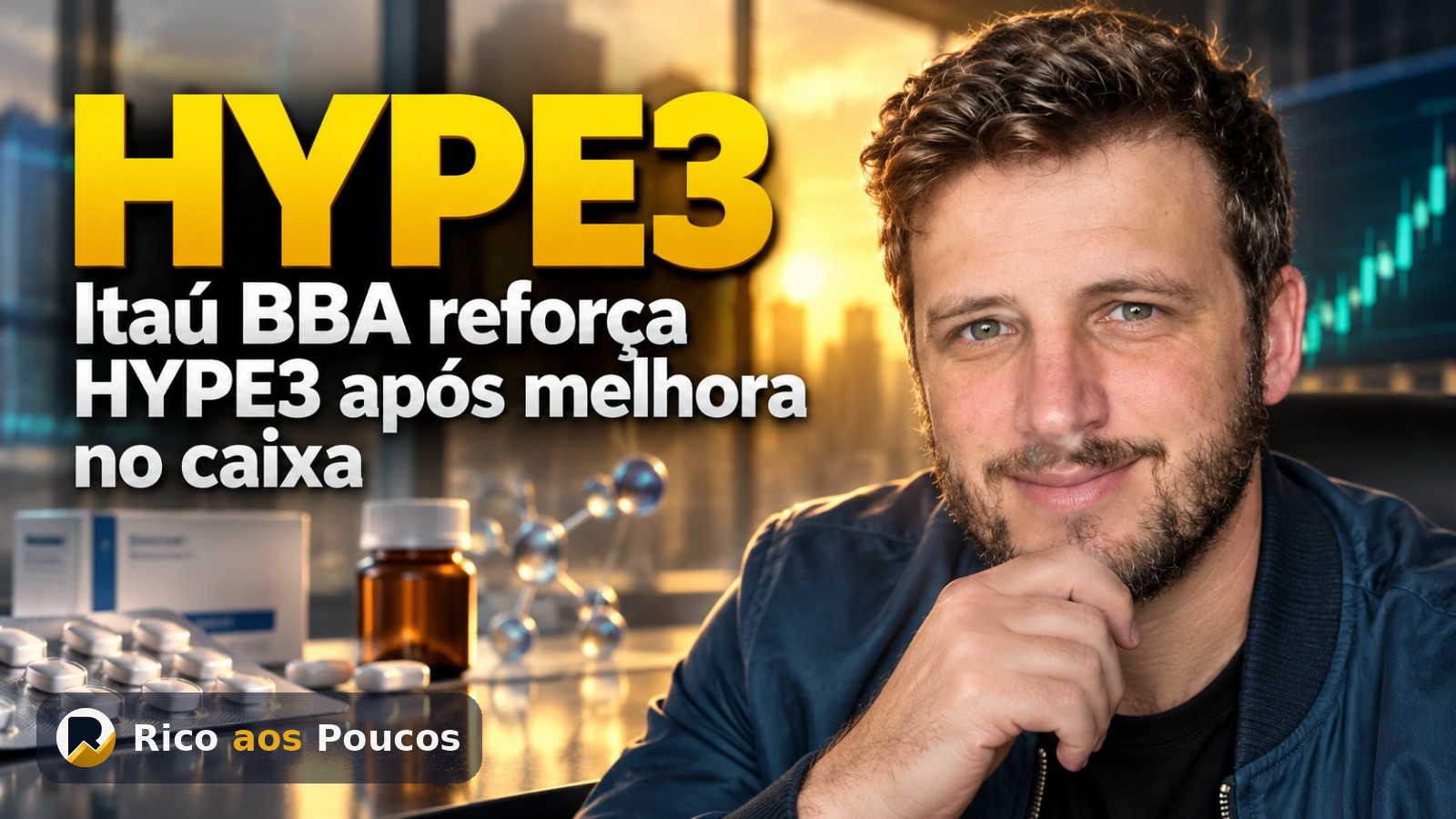 HYPE3 vale a pena? Itaú BBA reforça recomendação após melhora no caixa e avanço em GLP-1
