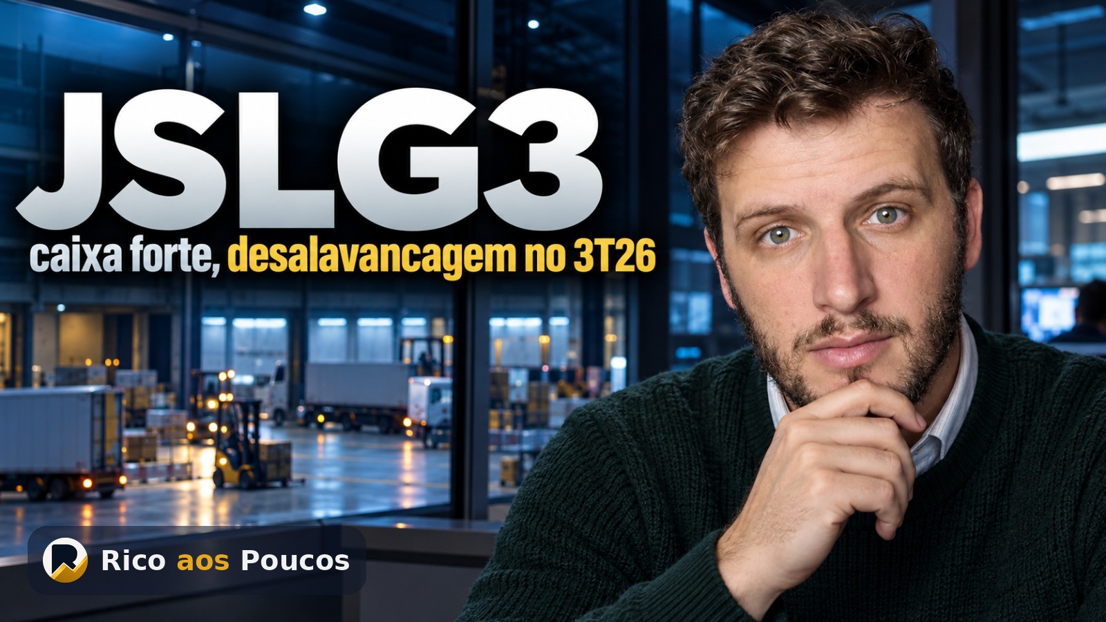 JSLG3: o que aconteceu no 3T26 — resultado confirma caixa de R$ 318 mi e desalavancagem