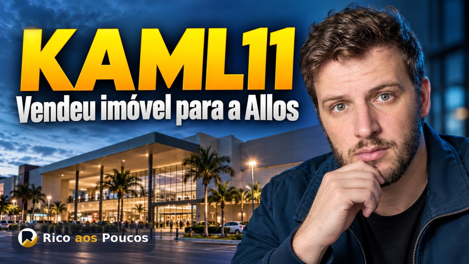 ALOS3 vendeu imóvel: desinvestimento em shoppings com KAML11