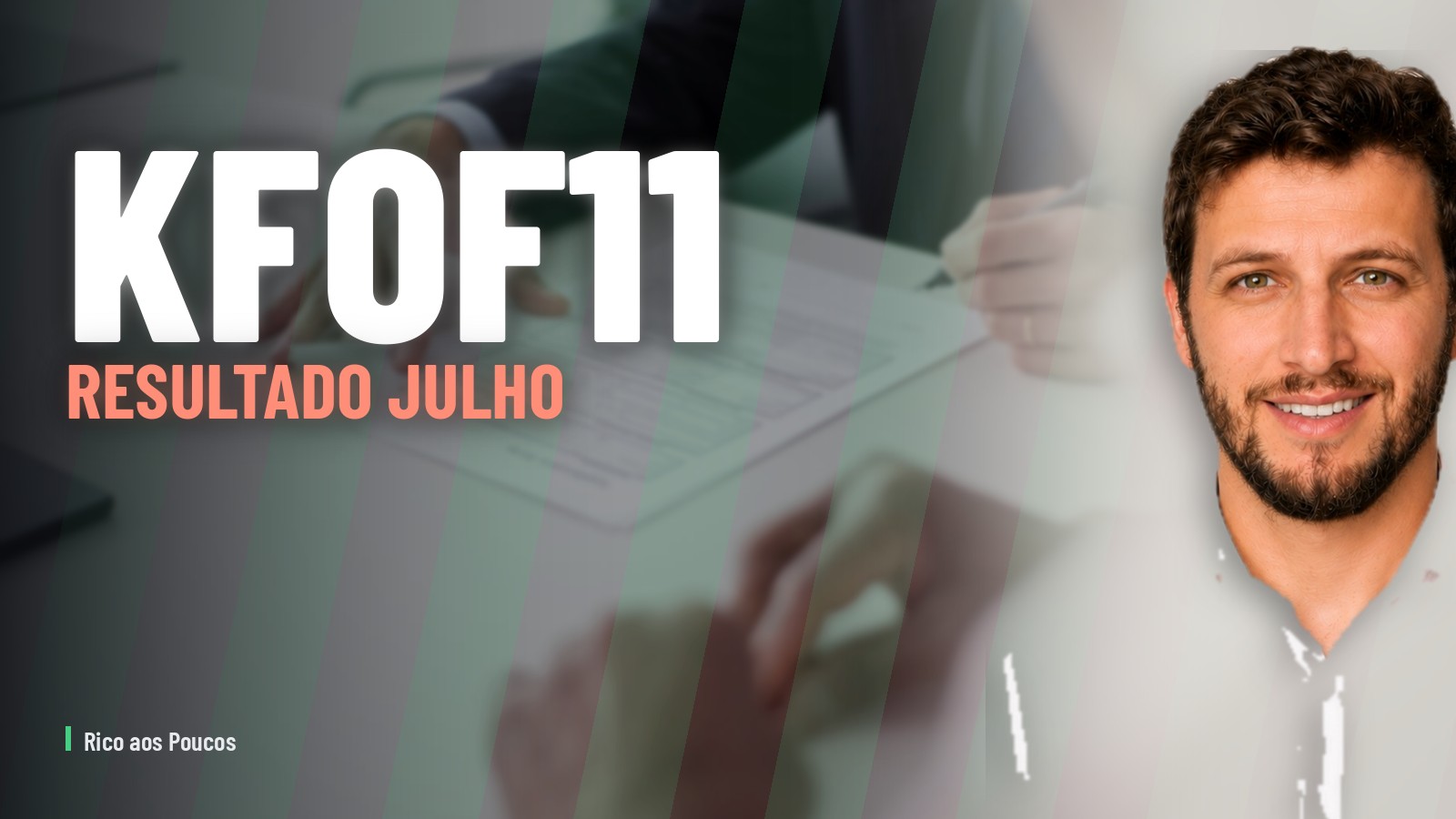 KFOF11 pagou R$ 0,80 com resultado de R$ 0,83 — o fundo começou a usar o caixa parado
