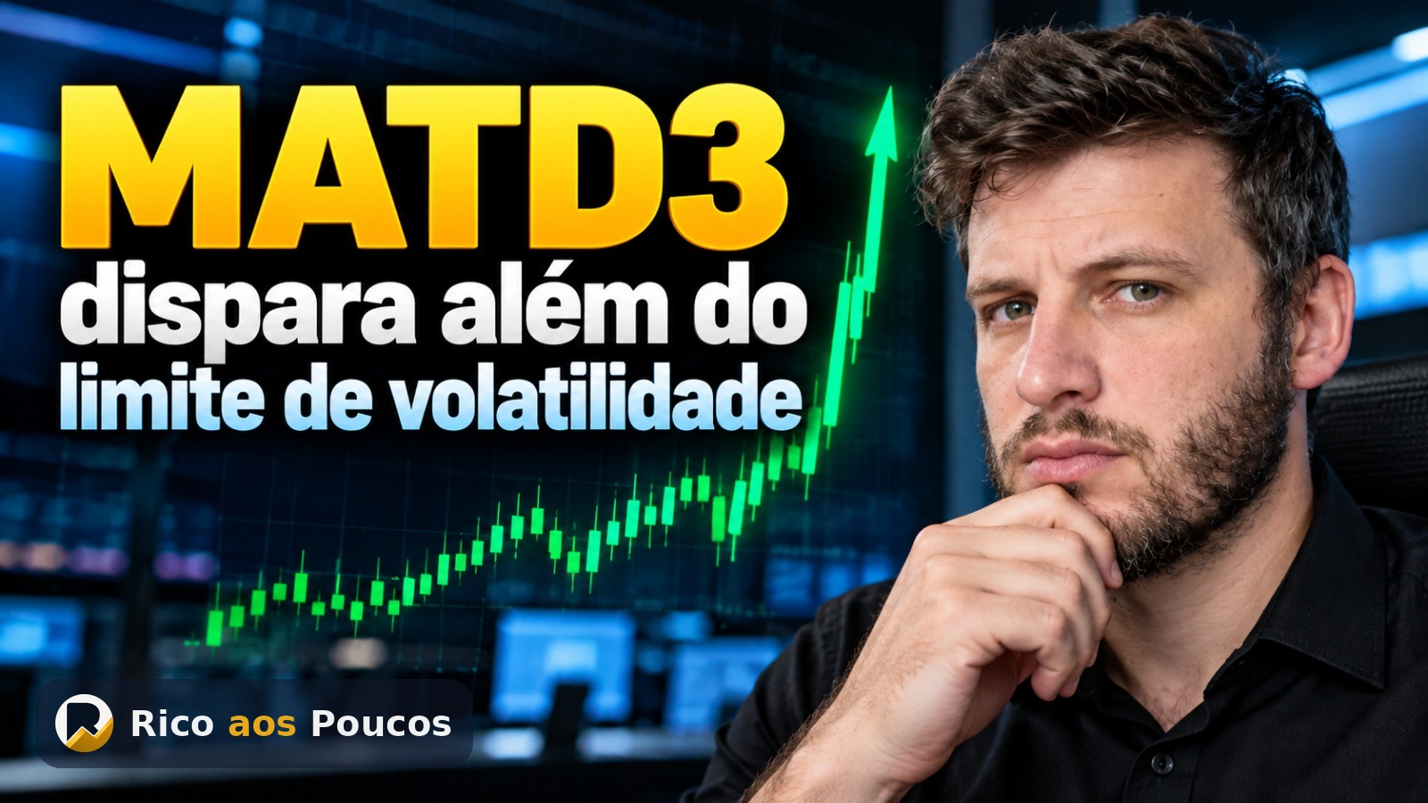 Por que a ação MATD3 subiu 5,96% hoje — o movimento do setor de saúde e o planejamento para 2027