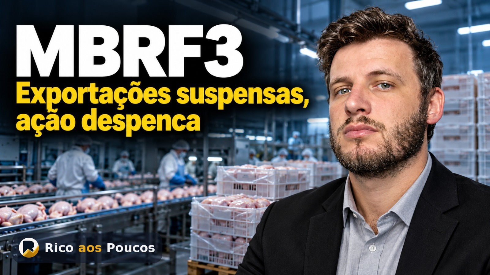 Por que a MBRF3 caiu hoje: foco de Doença de Newcastle em Santa Catarina