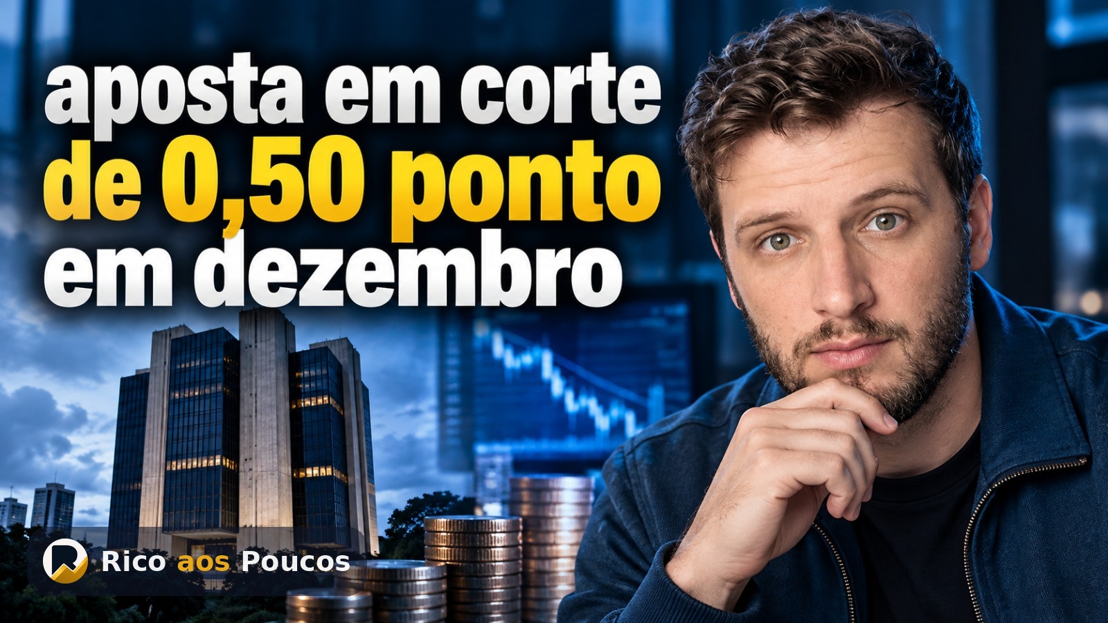 Aposta em corte de 0,50 ponto da Selic dispara para 45%
