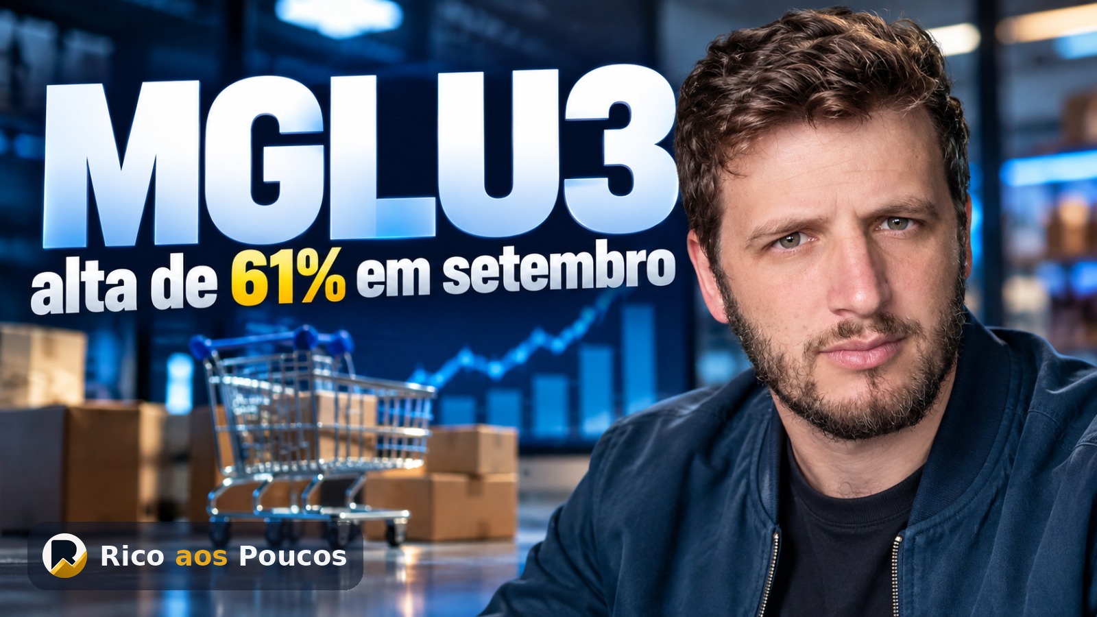 Magalu (MGLU3) dispara 61% e lidera o Ibovespa em setembro
