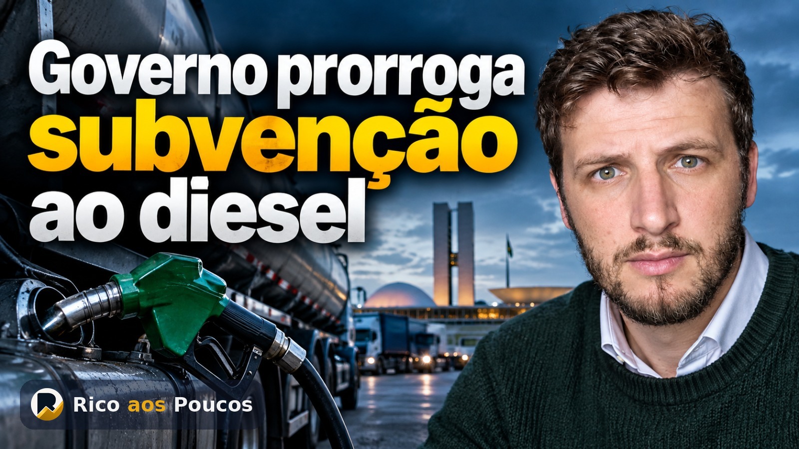 Fazenda prorroga subvenção ao diesel em R$ 2,12 por litro