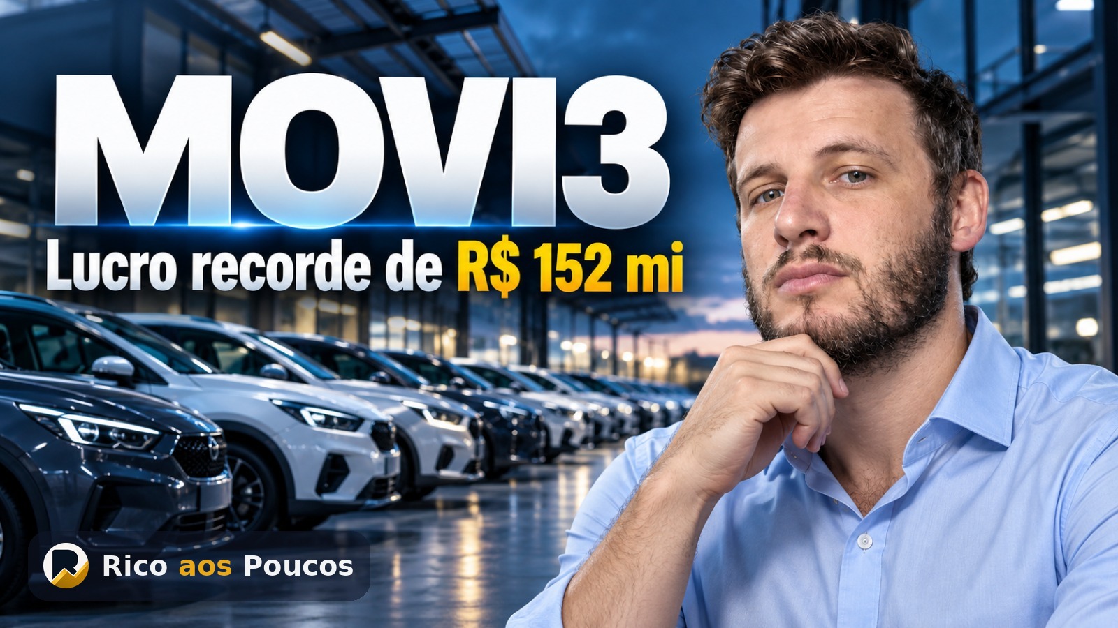 MOVI3: o que aconteceu com a Movida no 3T26 e por que a ação bateu recordes