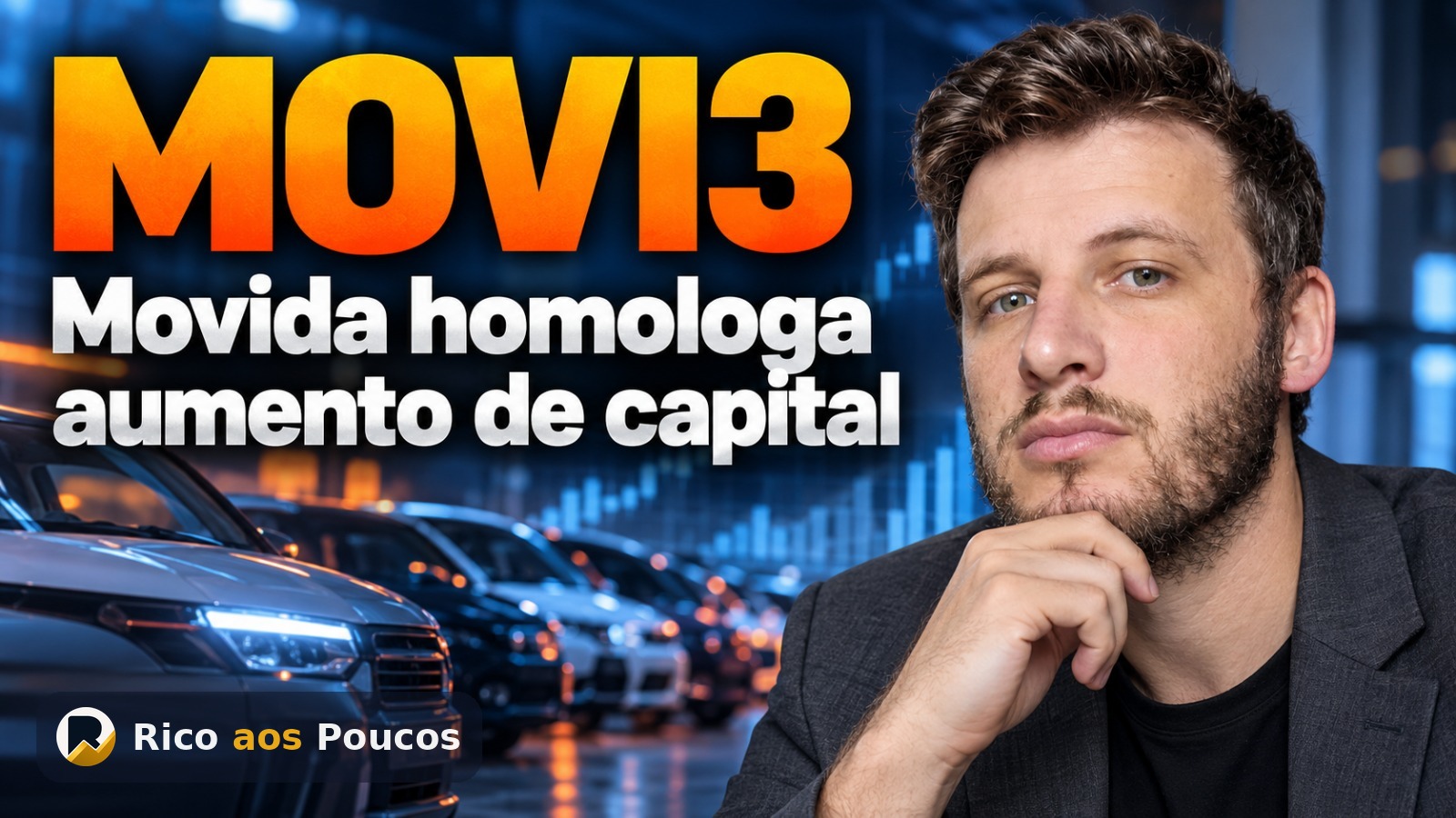 MOVI3: Movida homologa aumento de capital social, mostra documento