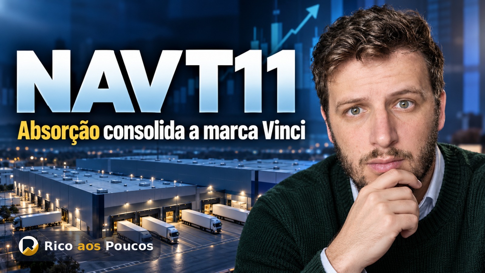 NAVT11 muda de nome para VTOT11: adeus Navi, entra Vinci — o que muda para o cotista