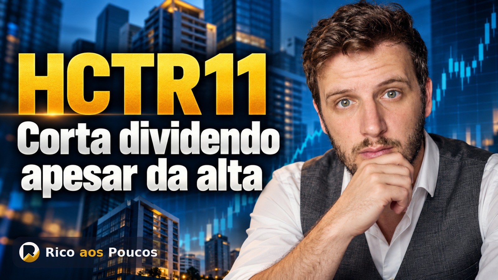 Resultado do HCTR11 sobe para R$ 0,33, mas dividendo cai para R$ 0,21