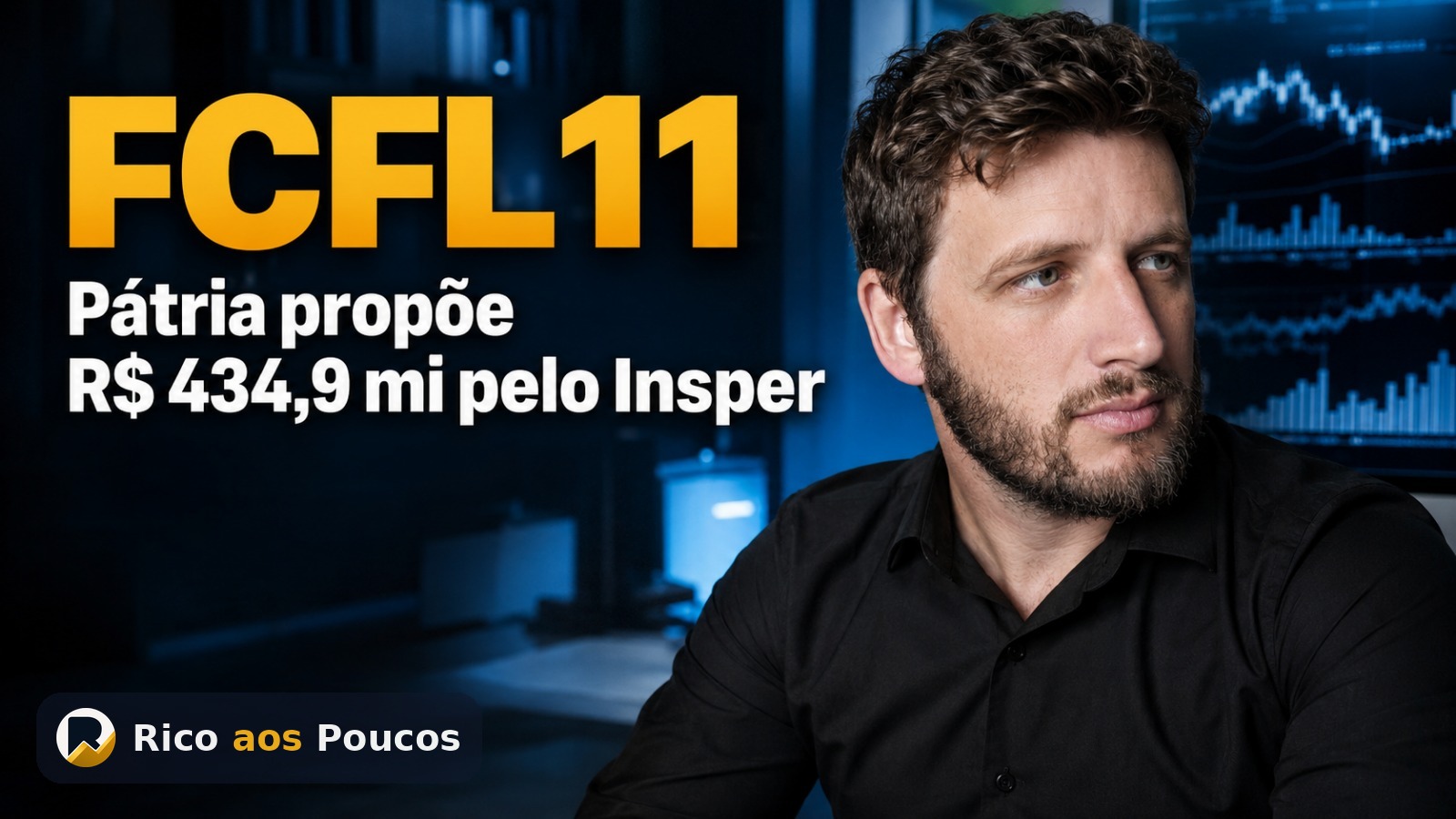 O que aconteceu com o FCFL11: Pátria faz proposta de R$ 434,9 milhões pelo prédio do Insper