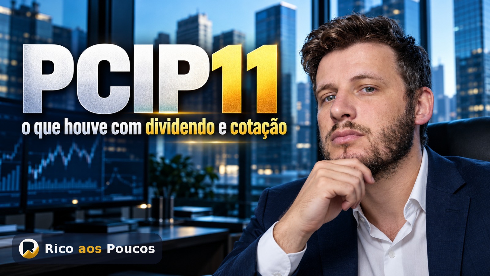Por que o PCIP11 está caindo — o dividendo caiu para R$ 0,65 e o Pátria segurou a reserva