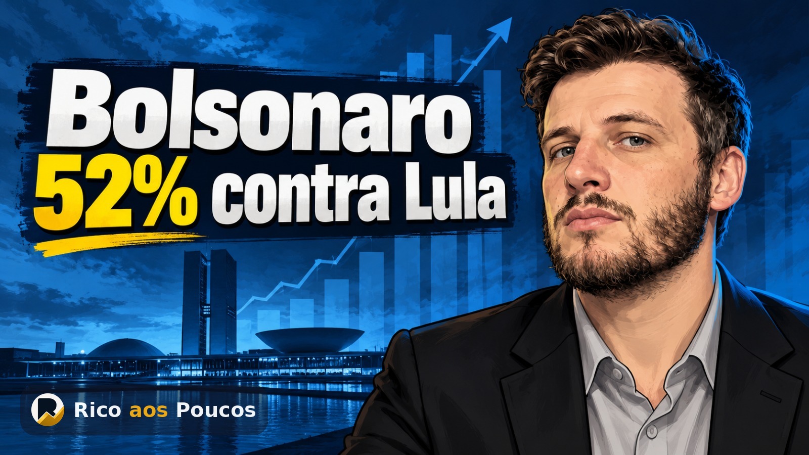 Pesquisa Real Time Big Data aponta Flávio Bolsonaro com 52% dos votos válidos contra 48% de Lula