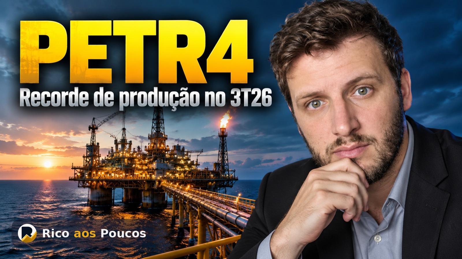 PETR4 cotação hoje e gráfico: Petrobras informa recorde de produção de 2,83 milhões de barris por dia no 3T26