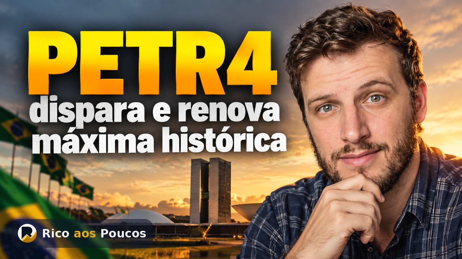 PETR4 renova máxima histórica na Bolsa: o que muda com a euforia pós-eleição