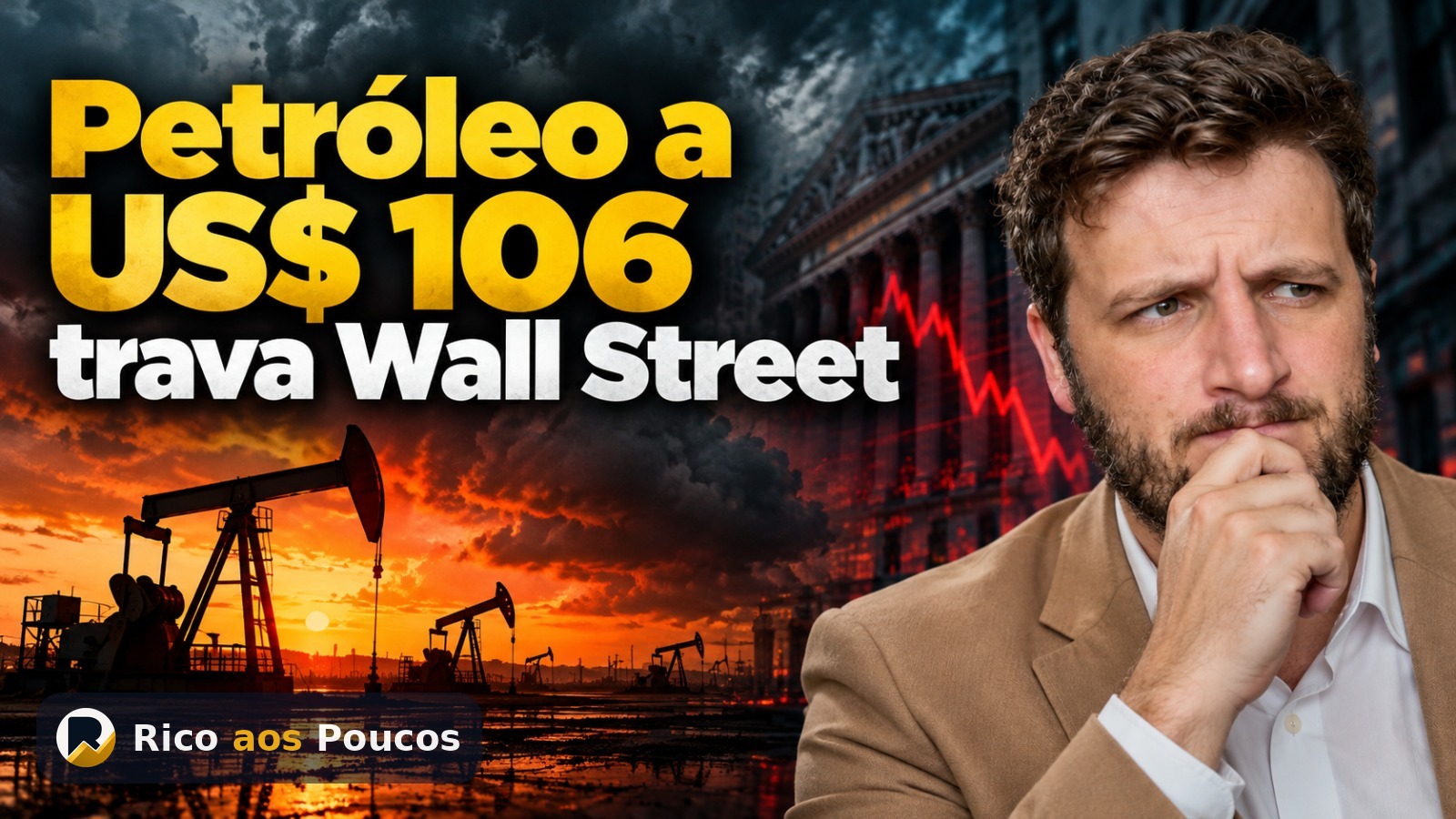 Por que Wall Street travou com o petróleo acima de US$ 106