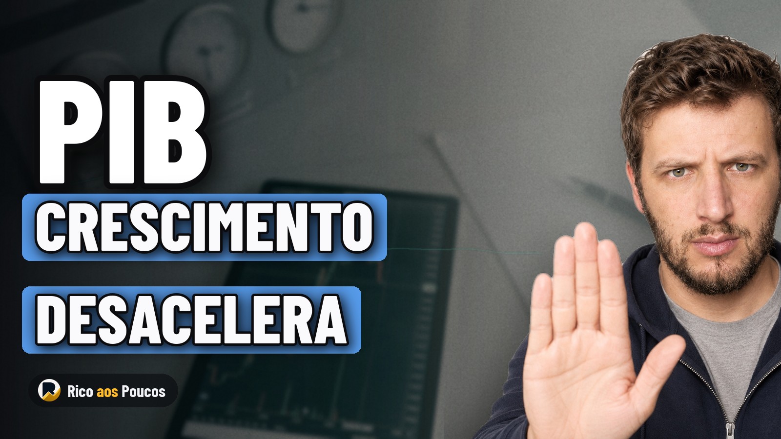 PIB desacelera sob juros altos, aponta InfoMoney — a economia sente o peso do crédito travado