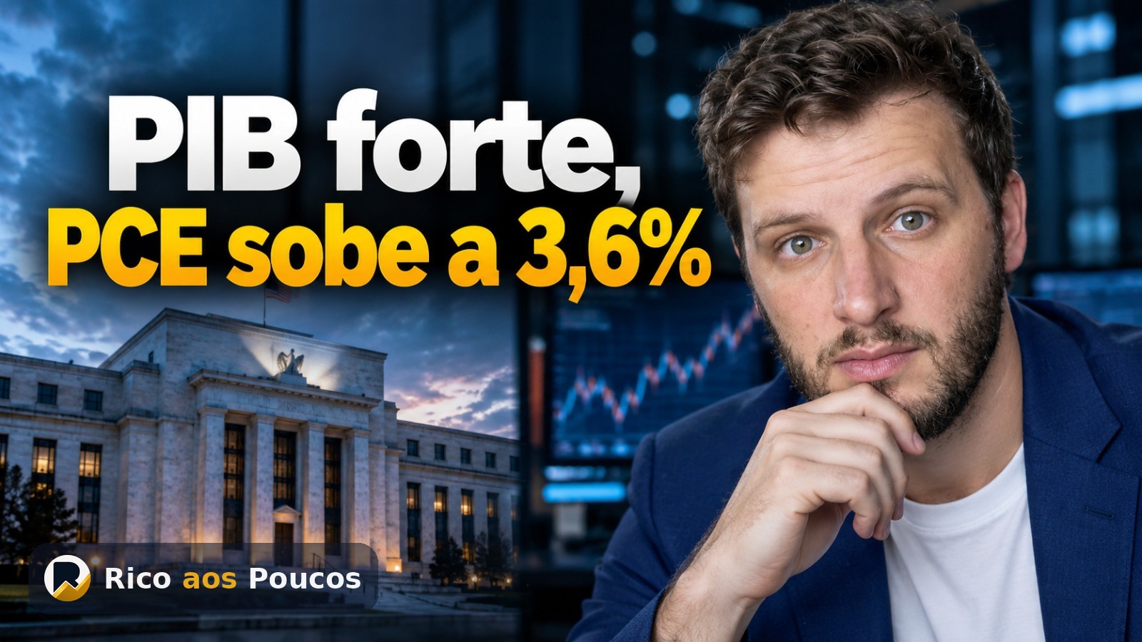 PIB dos EUA acelera para 3,4% e inflação do PCE vai a 3,6%: o Fed vai subir os juros em dezembro?
